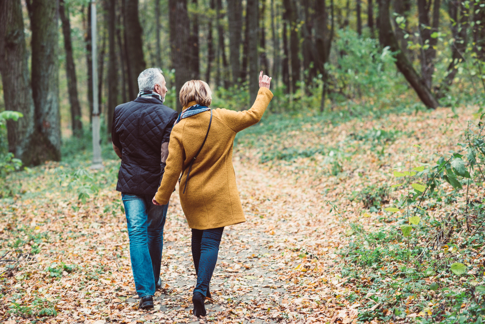 Older Man Woman Walking Dp Columbus On The Cheap