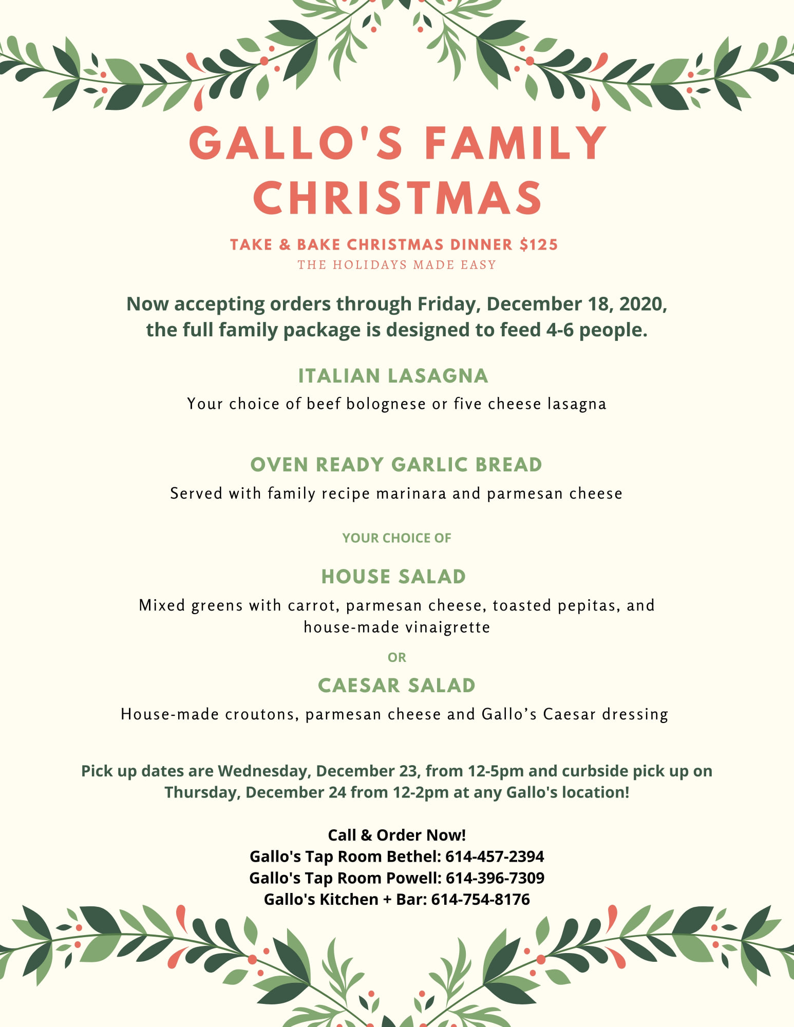 Gallos Christmas Columbus On The Cheap
