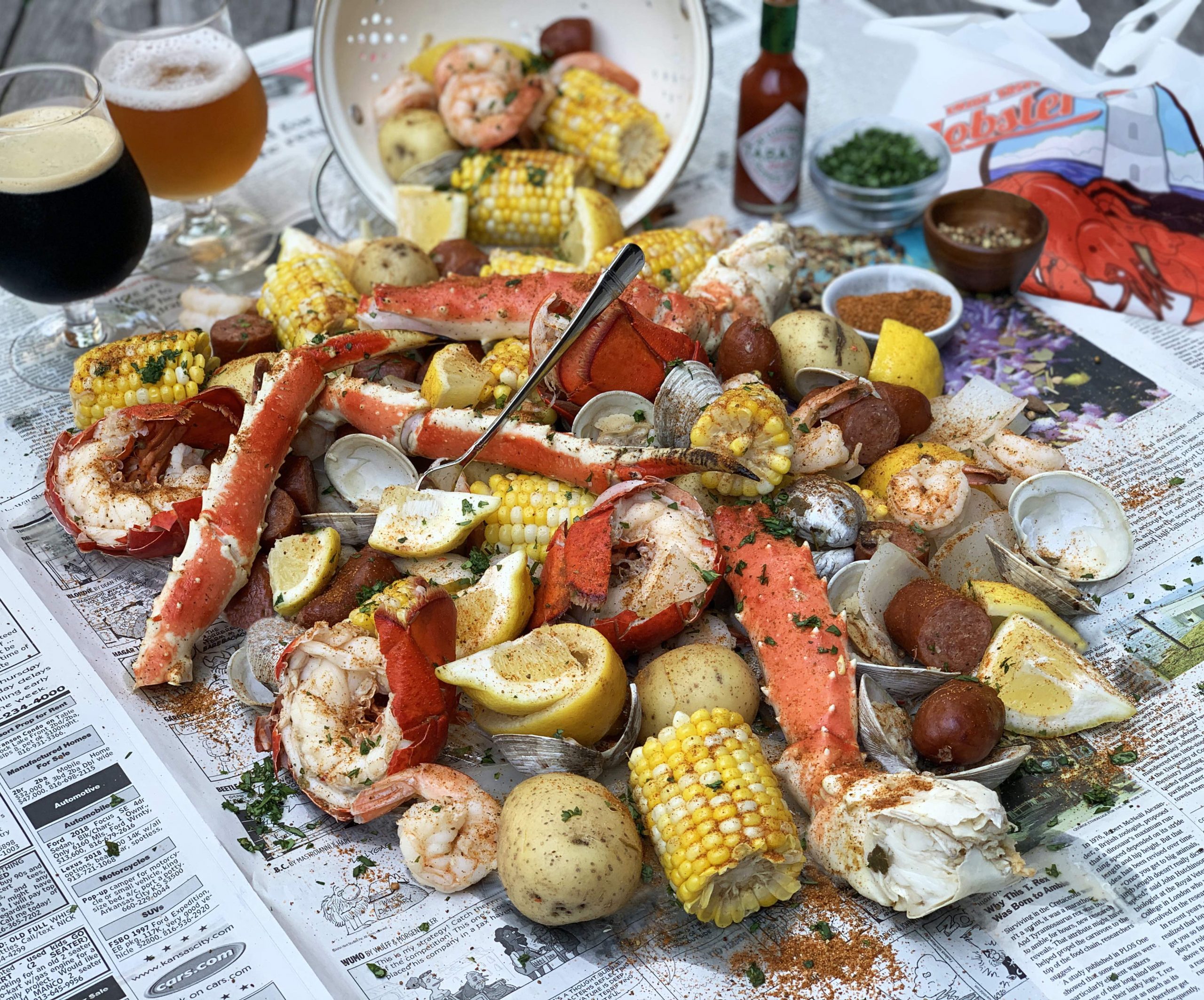J Gilbert Seafood Boil Columbus on the Cheap