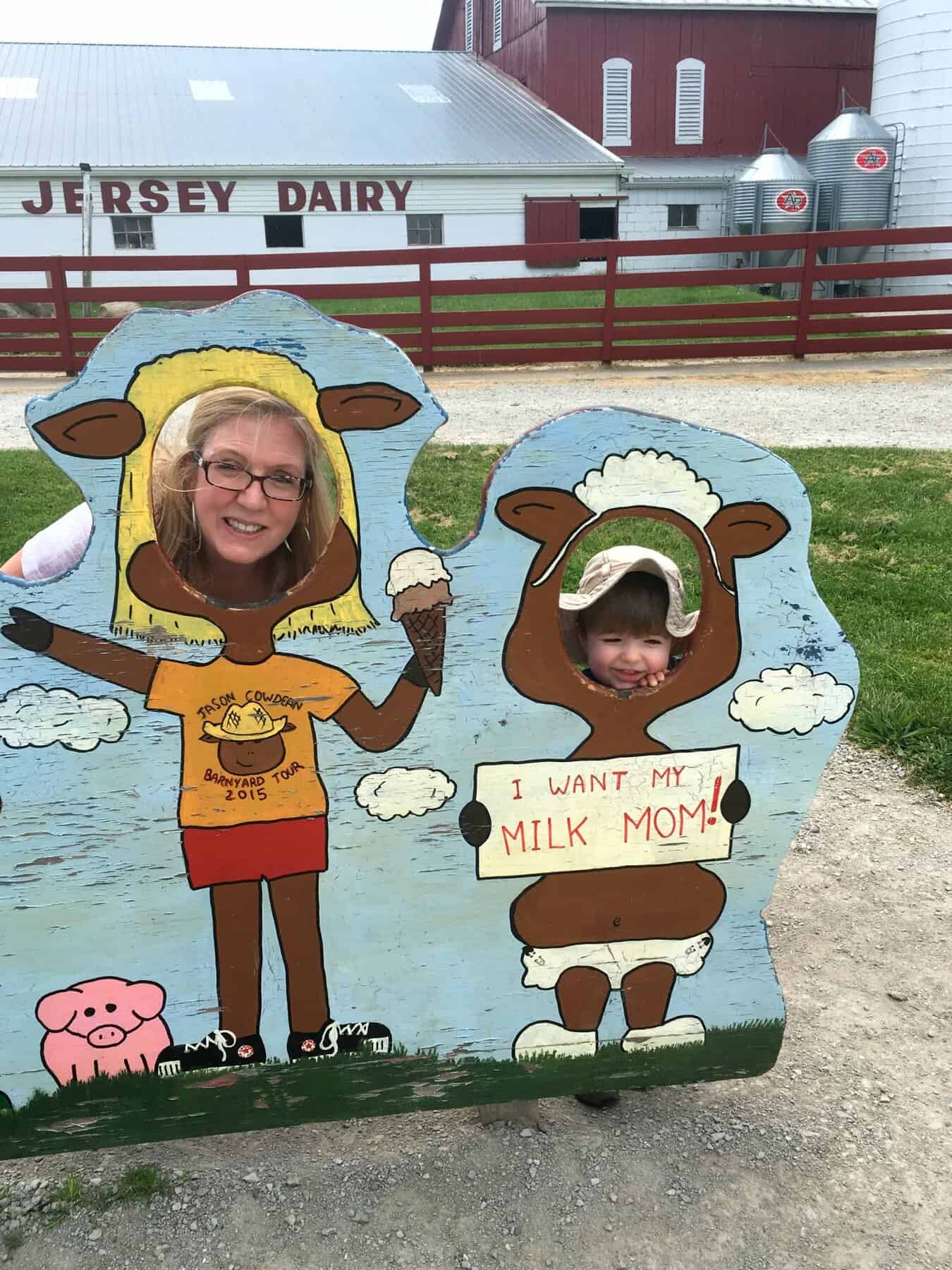 youngs jersey dairy farm Columbus on the Cheap